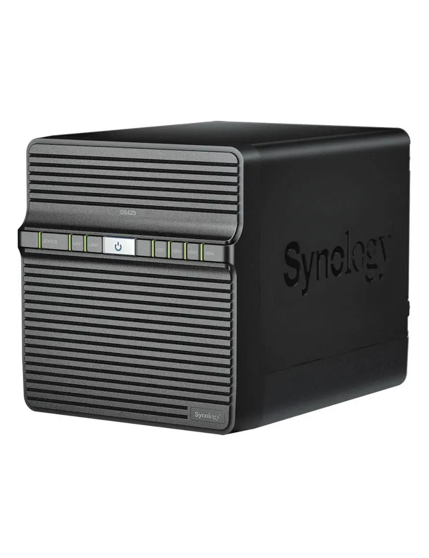 NAS SYNOLOGY DiskStation DS423, Realtek RTD1619B Quad-Core, 2GB RAM, 4 Unitati de stocare suportate, Black