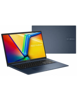 Laptop ASUS VivoBook 17 X1704VA-AU159, Intel Core i3-1315U, 17.3inch, RAM 8GB, SSD 512GB, Intel UHD Graphics, Fara sistem de operare, Quiet Blue