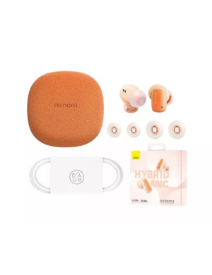 Căști wireless BASEUS AirNora 2 Bluetooth 5.3 Orange NGTW320207