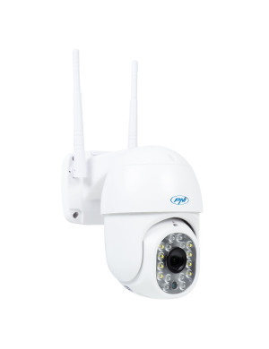 Camera de supraveghere video wireless PNI IP440 WiFi PTZ 4MP cu iluminare IR și LED alb