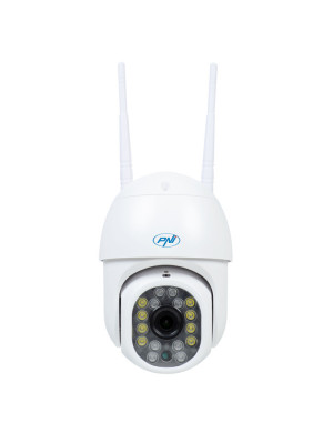 Camera de supraveghere video wireless PNI IP440 WiFi PTZ 4MP cu iluminare IR și LED alb