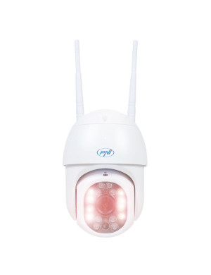 Camera de supraveghere video wireless PNI IP440 WiFi PTZ 4MP cu iluminare IR și LED alb