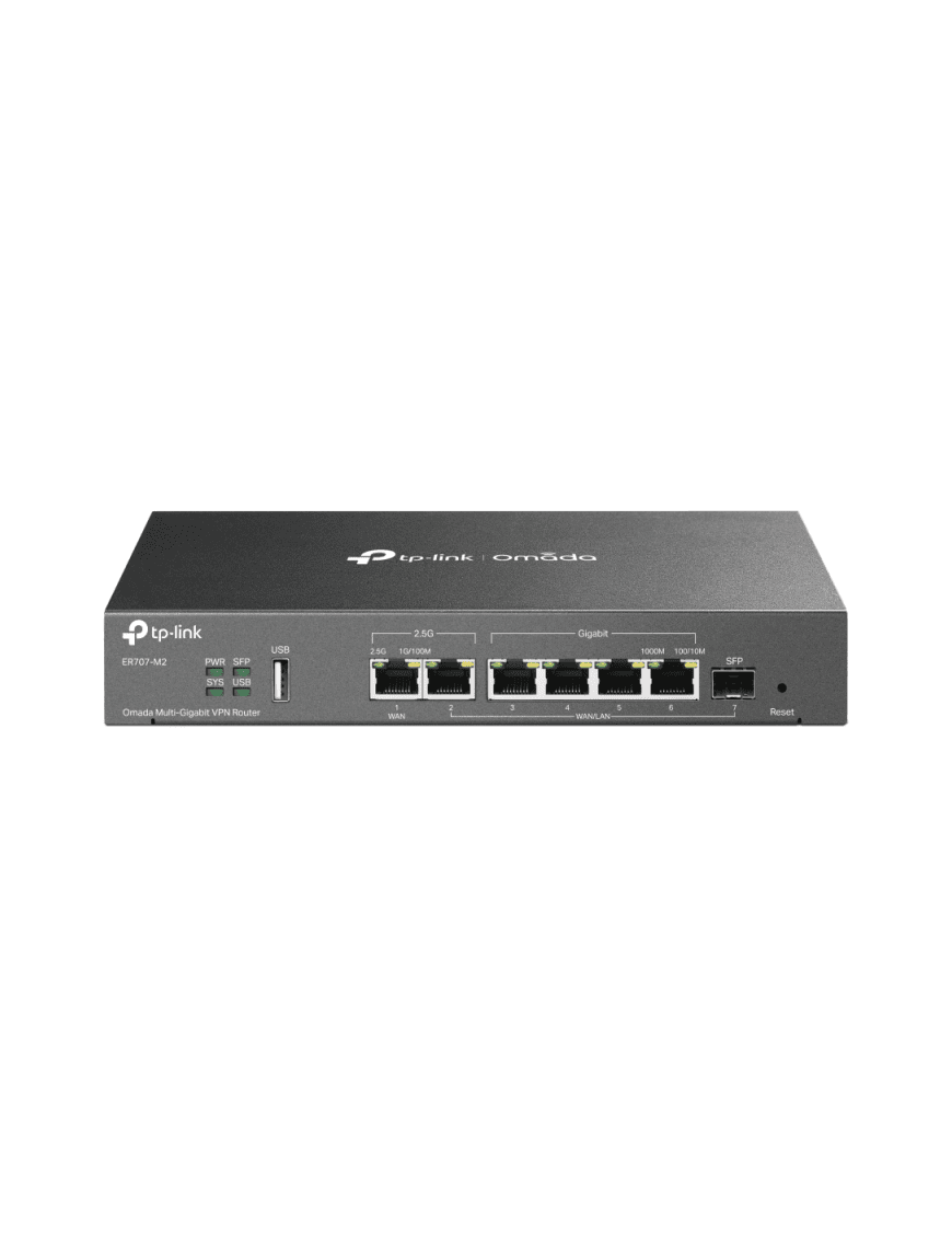 Router TP-LINK Omada ER707-M2, Wi-Fi 7, 802.3u/ab/z/x/bz + 802.1q, 10/100/1000 Mbps