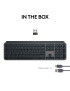 Tastatura wireless LOGITECH MX Keys S 920-011587, Iluminare, Bluetooth, USB-C, Graphite