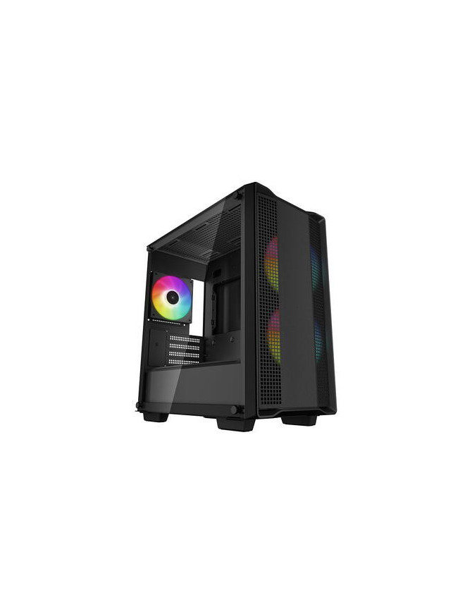 Carcasa DeepCool CC360 ARGB Black – performanță și estetică pentru sisteme Micro-ATX