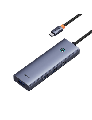 Hub USB Baseus B0005280A813-03, 4x USB 3.0, Space Grey