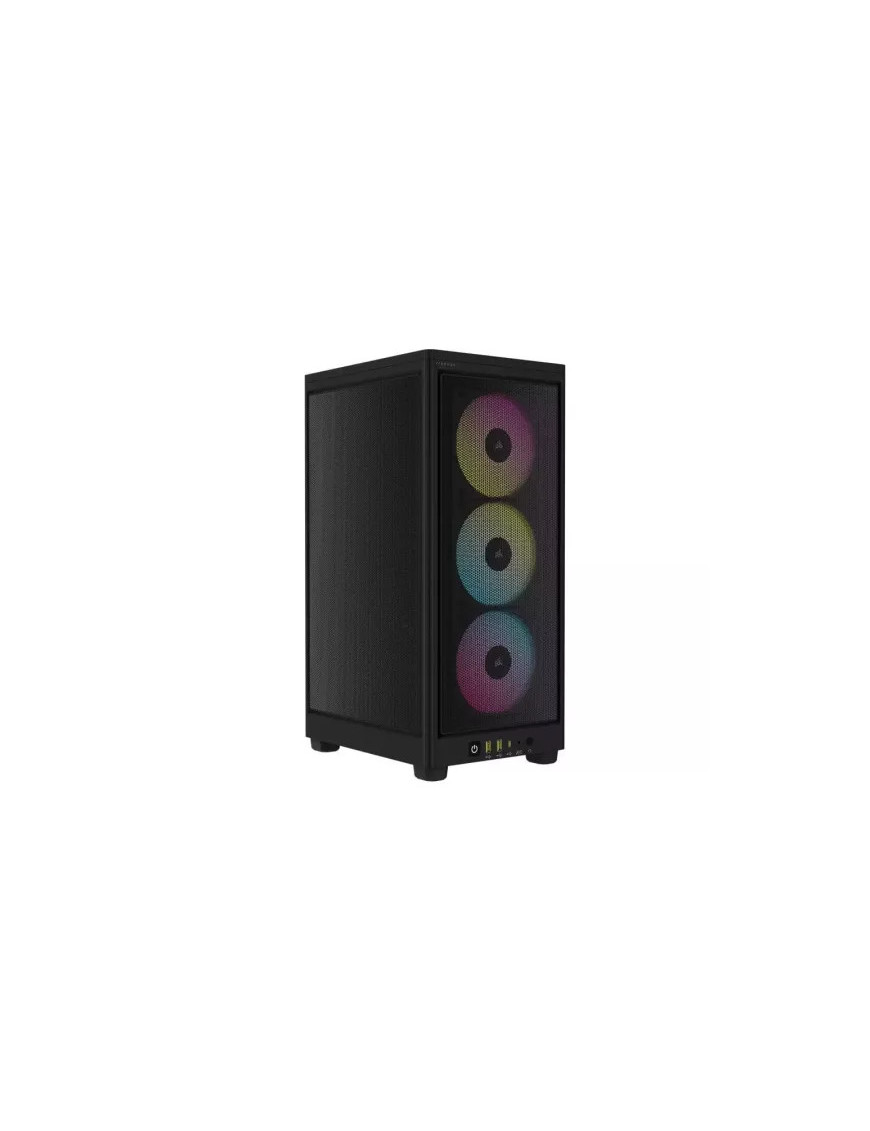 Carcasa PC CORSAIR 2000D Airflow, Fara sursa, RGB, Black