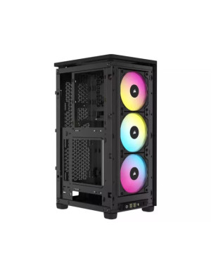 Carcasa PC CORSAIR 2000D Airflow, Fara sursa, RGB, Black