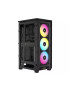 Carcasa PC CORSAIR 2000D Airflow, Fara sursa, RGB, Black