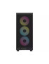 Carcasa PC CORSAIR 2000D Airflow, Fara sursa, RGB, Black