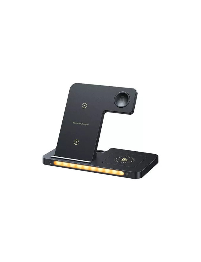 Incarcator wireless REMAX Minxl Pro RP-W70 3 in 1, 22W, USB Type-C, Negru