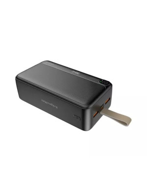 PowerBank KRUGER & MATZ KM0908, Power Delivery 3.0, 40000 mAh, 20 W, 2 x USB A, 1 x USB Type-C, 1 x MicroUSB, Black