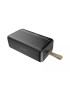 PowerBank KRUGER & MATZ KM0908, Power Delivery 3.0, 40000 mAh, 20 W, 2 x USB A, 1 x USB Type-C, 1 x MicroUSB, Black