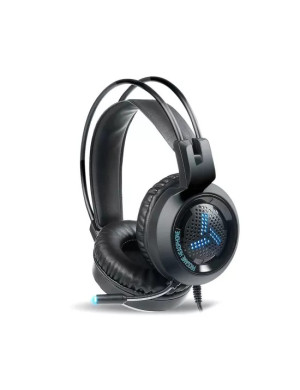 Căști gaming VARR Hi-Fi VH8020 cu microfon și iluminare LED RGB, negru