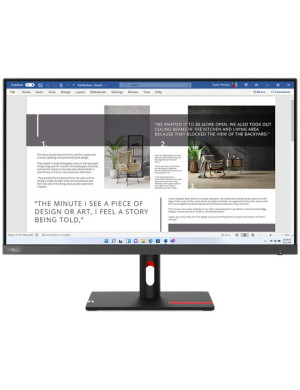 Monitor LENOVO ThinkVision S27i-30, 27 inch IPS, Full HD, 4 ms, 300 cd/m², Storm Grey
