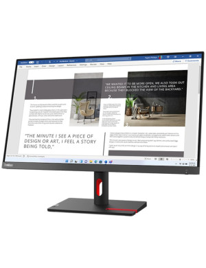 Monitor LENOVO ThinkVision S27i-30, 27 inch IPS, Full HD, 4 ms, 300 cd/m², Storm Grey