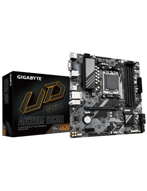 GIGABYTE A620M DS3H plăci de bază AMD A620 Mufă AM5 micro-ATX