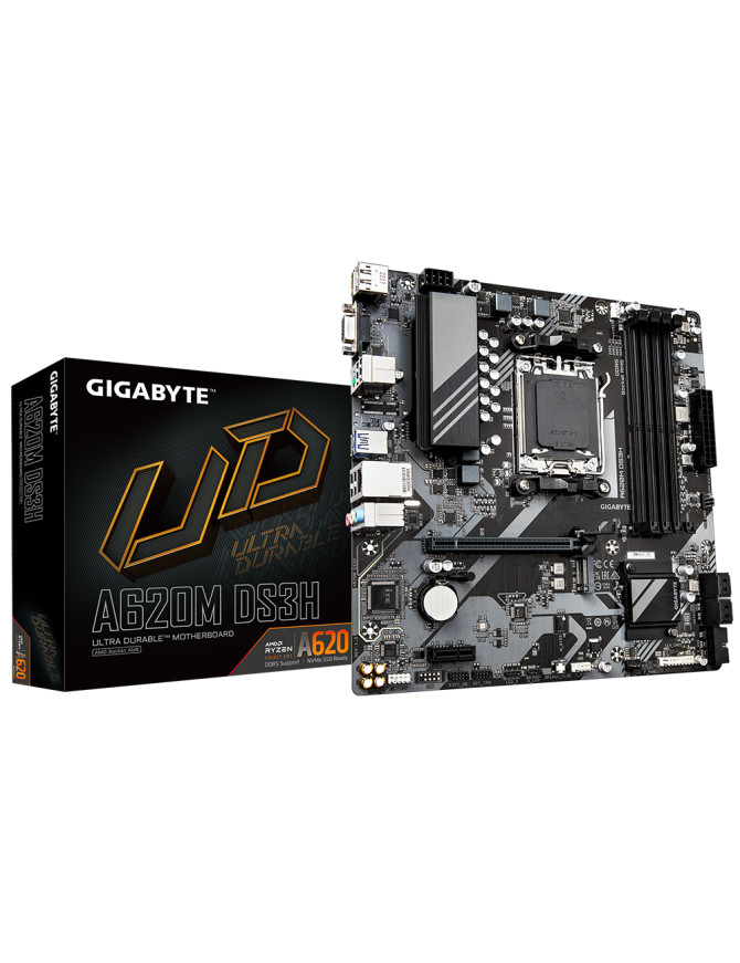 GIGABYTE A620M DS3H plăci de bază AMD A620 Mufă AM5 micro-ATX