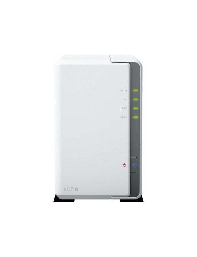 NAS SYNOLOGY DiskStation DS223J, Realtek RTD1619B, 1GB RAM, 2 Unitati de stocare suportate, Gray