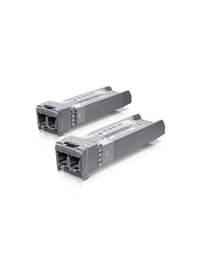 Module SFP+ Ubiquiti UFiber, multi-mode, conector LC, TX:850nm, RX:850nm, 300m, 10Gbps - UACC-OM-MM-10G-D-2