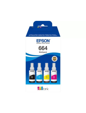Cerneala EPSON EcoTank 664 Multipack C13T66464A