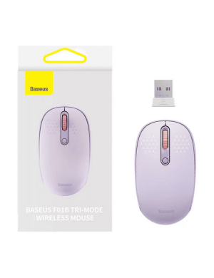 Mouse wireless BASEUS F01B, 1600 dpi, Optic, Purple