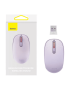 Mouse wireless BASEUS F01B, 1600 dpi, Optic, Purple