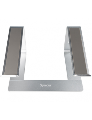 Stand laptop SPACER SPNS-FIXED, 15.6", Silver