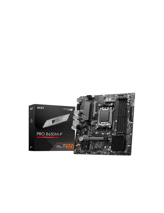 MSI PRO B650M-P plăci de bază AMD B650 Mufă AM5 micro-ATX