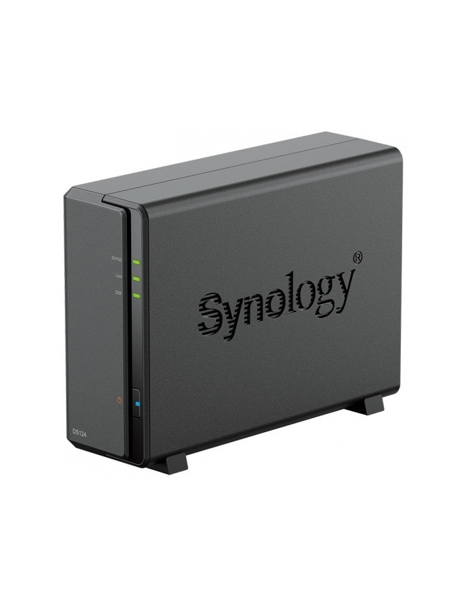 NAS SYNOLOGY DiskStation DS124, Realtek RTD1619B, 1GB RAM, O Unitate de stocare suportata, Black