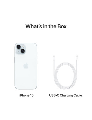 Telefon mobil Apple iPhone 15, 256GB, 5G, Blue