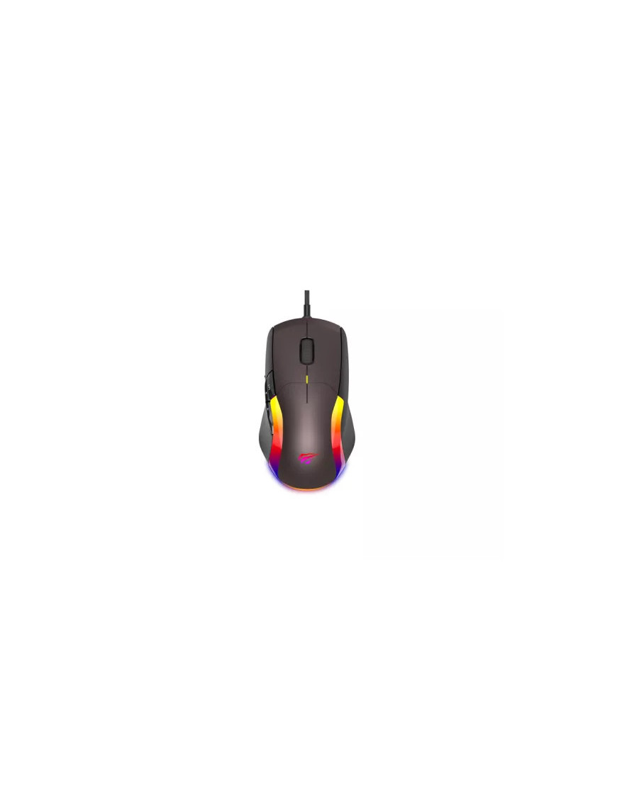 Mouse gaming cu fir HAVIT MS959S, 8000 DPI, RGB, negru