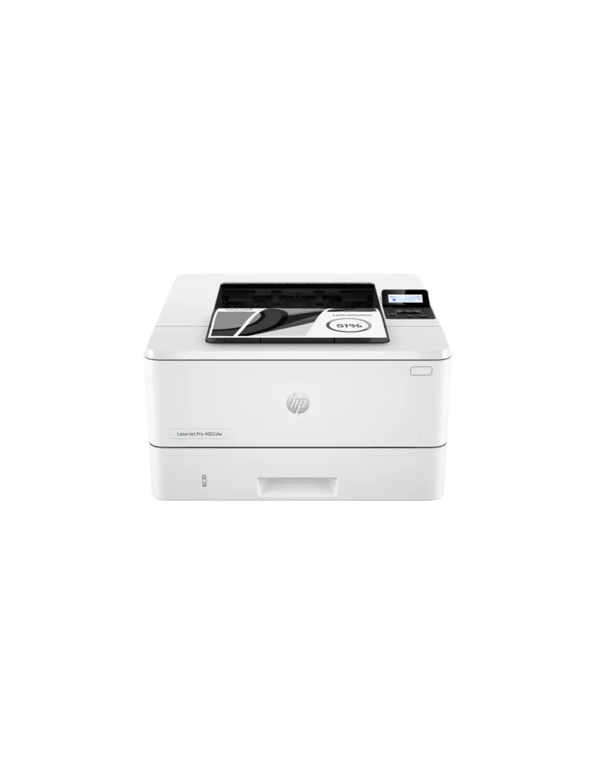 Imprimanta Laser HP LaserJet Pro 4002dw, Monocrom, A4, Duplex, USB/LAN/Wi-Fi, Tava coli: 150 coli, White