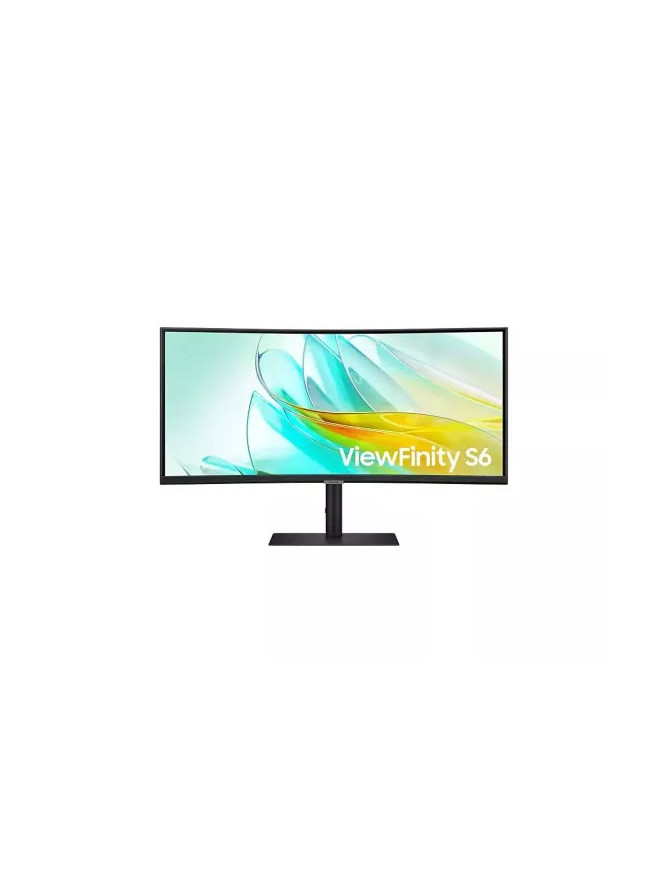 Monitor LED SAMSUNG ViewFinity S6 LS34C652UAUXEN, 34", UWQHD, 5 ms, 100 Hz, Curbat, Black