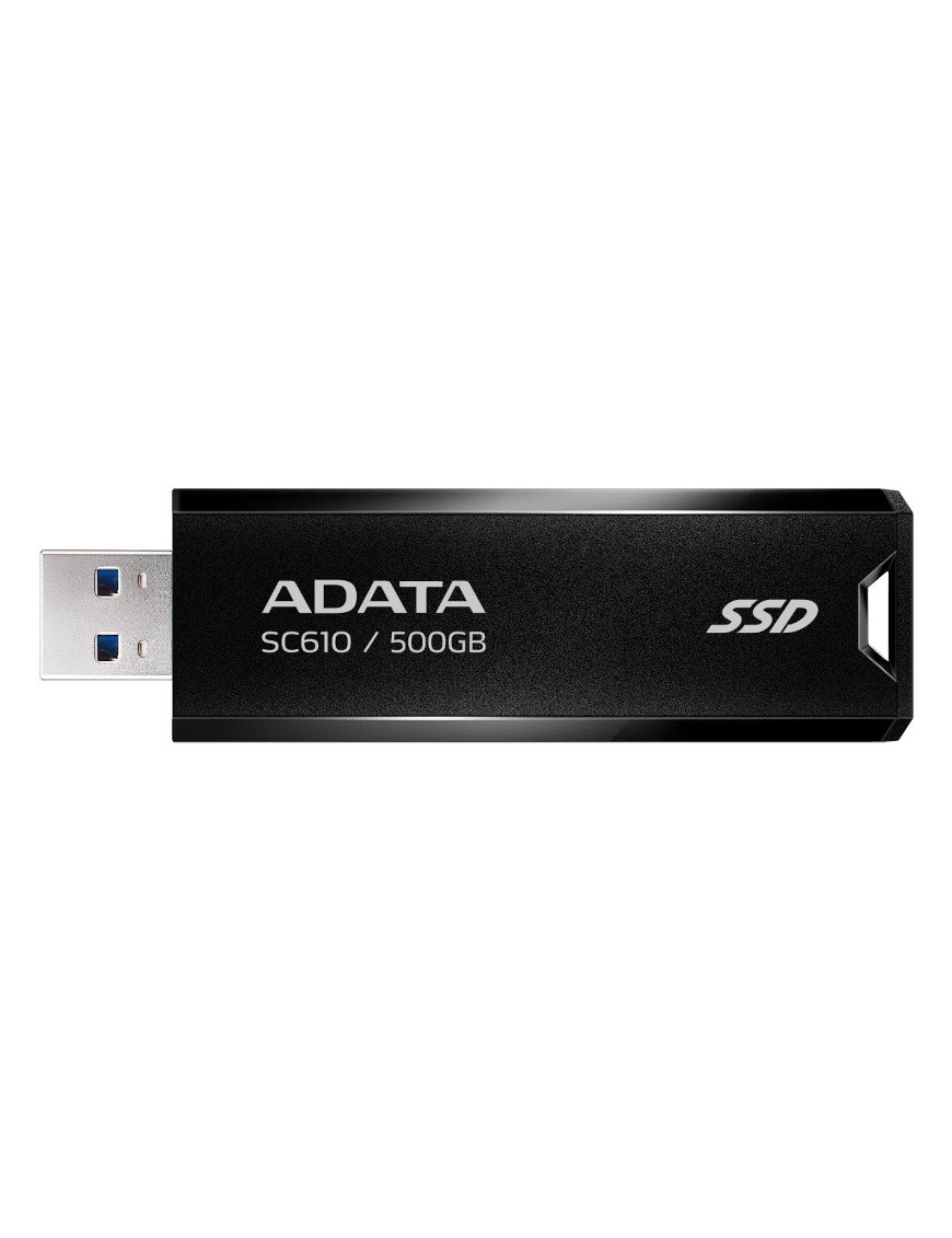 SSD Extern ADATA SC610-500G-CBK/RD, 500GB, USB 3.2 Gen 2, Black