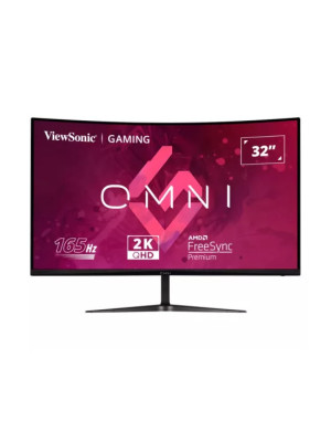 Monitor Gaming LED Curbat VIEWSONIC VX3218C-2K, 31.5" QHD, VA, 1 ms, 165 Hz, Black