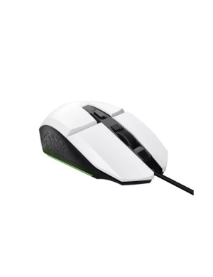 Mouse gaming cu fir TRUST GXT109W Felox 6400 DPI optic USB alb