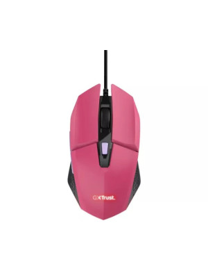 Mouse gaming cu fir TRUST GXT109P Felox 6400 DPI, optic, USB, roz