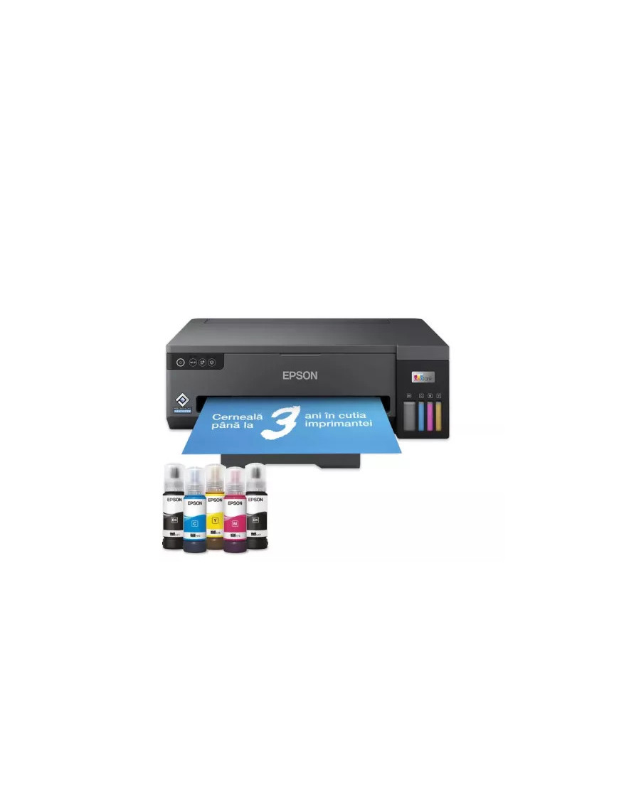 Imprimanta Inkjet CISS Epson EcoTank L11050 C11CK39402, A3, Color, USB, Wireless, Negru