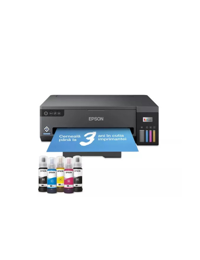 Imprimanta Inkjet CISS Epson EcoTank L11050 C11CK39402, A3, Color, USB, Wireless, Negru