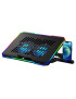 Cooler laptop HAVIT F2069, 16", 2 ventilatoare, RGB, Black