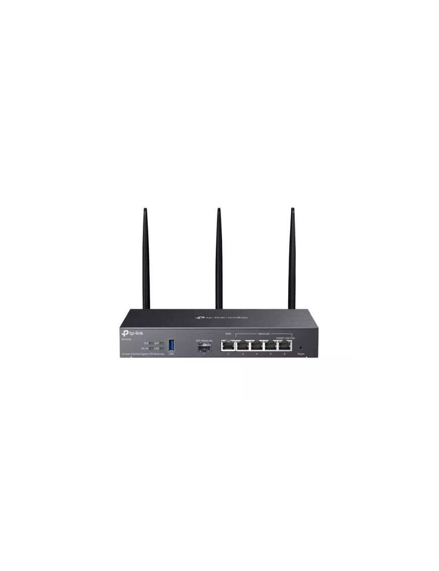 Router Wireless TP-LINK OMADA ER706W, AX3000 Dual Band (5 Ghz + 2.4 Ghz), 2402 Mbps + 574 Mbps