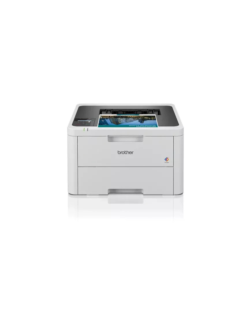 Imprimanta LED BROTHER HL-L3220CW, Color, A4, USB/Wi-Fi, Tava coli: 250 coli, White-Black