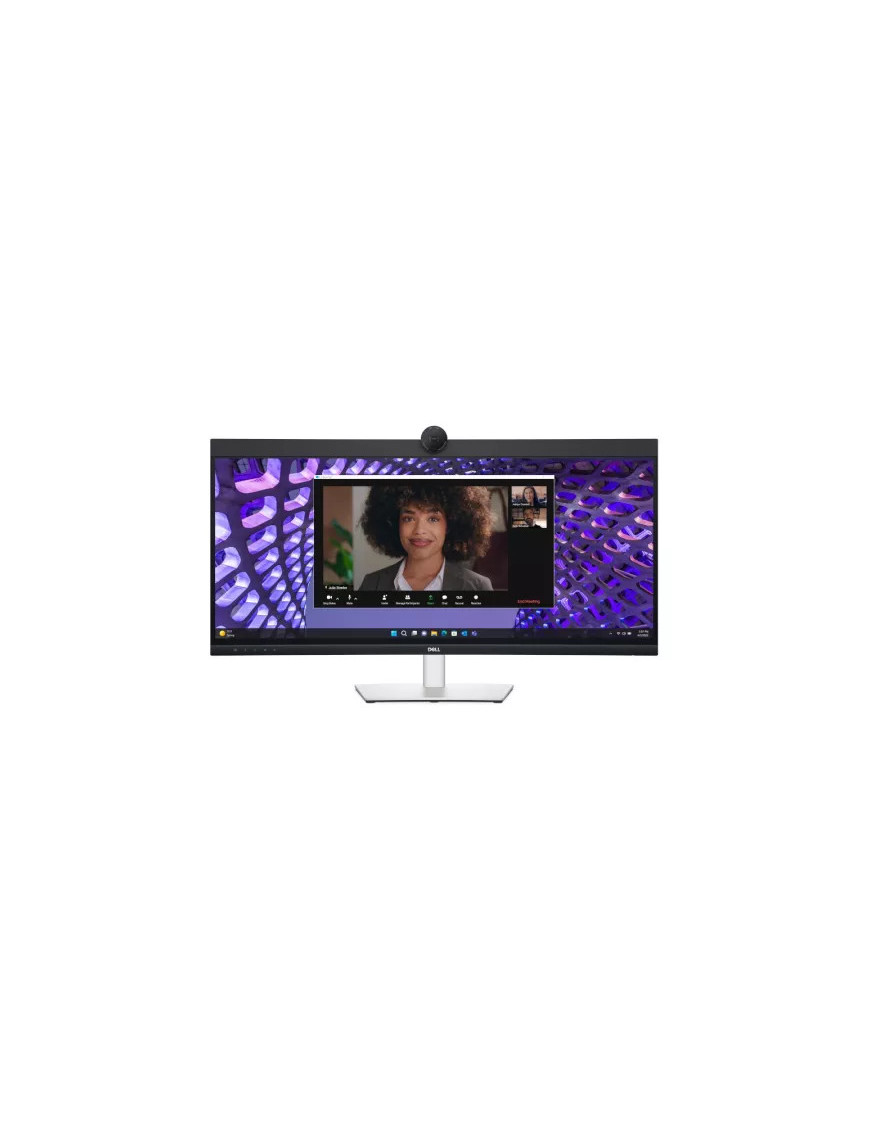 Monitor LED curbat DELL P3424WEB, 34" UWQHD, IPS, USB-C, 60Hz, 5 ms, Black/Silver