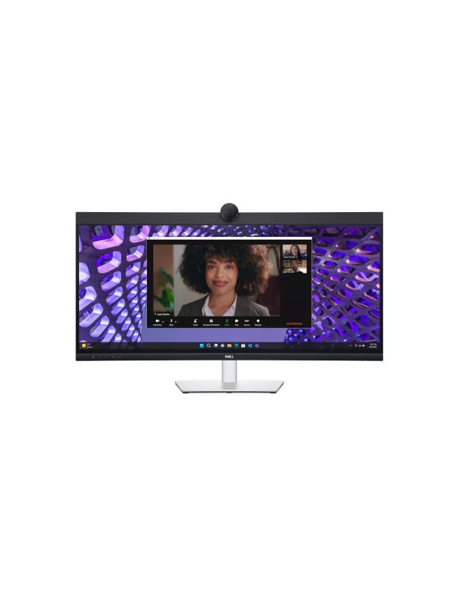 Monitor LED curbat DELL P3424WEB, 34" UWQHD, IPS, USB-C, 60Hz, 5 ms, Black/Silver