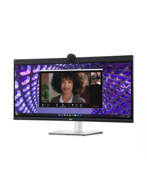 Monitor LED curbat DELL P3424WEB, 34" UWQHD, IPS, USB-C, 60Hz, 5 ms, Black/Silver