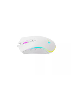 Mouse gaming cu fir HAVIT MS1034, 4800 DPI, RGB, White