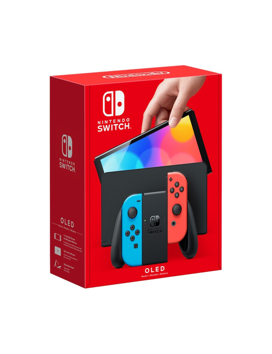 Consola NINTENDO Switch OLED (Neon Blue/ Red Joy - Con)