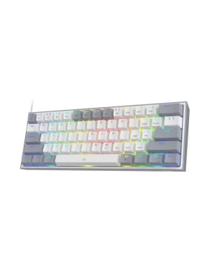 Tastatură mecanică wireless Redragon Fizz Pro K616-RGB-WG_RD, RGB, Red Switch, White-Grey