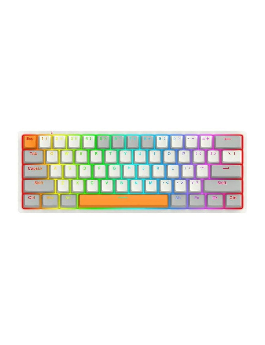 Tastatură mecanică Redragon K642WGO-RGB Akali – compactă, RGB, hot-swappable